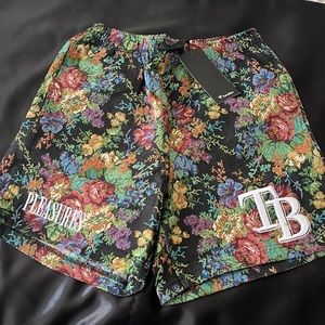 Brand new with Tags- Tampa Bay floral carpet shorts MLB